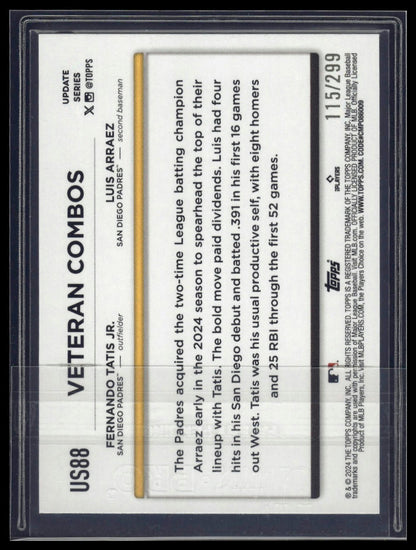 2024 Topps Update Bold Bats: S.D. Duo Wears Out Foes /299 Orange