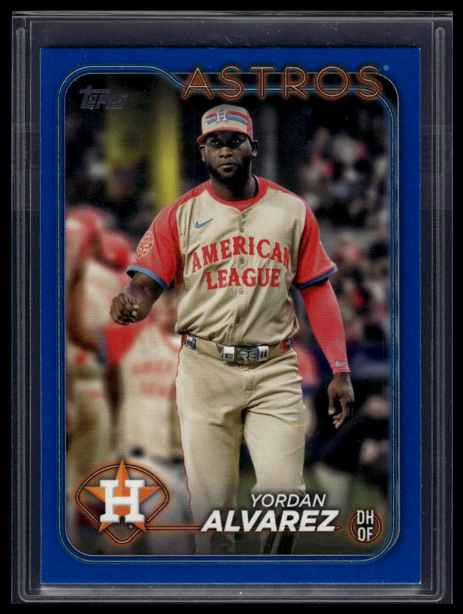 2024 Topps Update #ASG-9 Yordan Alvarez 2024 All-Star Game Blue