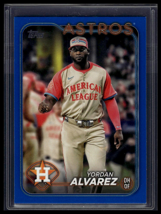 2024 Topps Update #ASG-9 Yordan Alvarez 2024 All-Star Game Blue