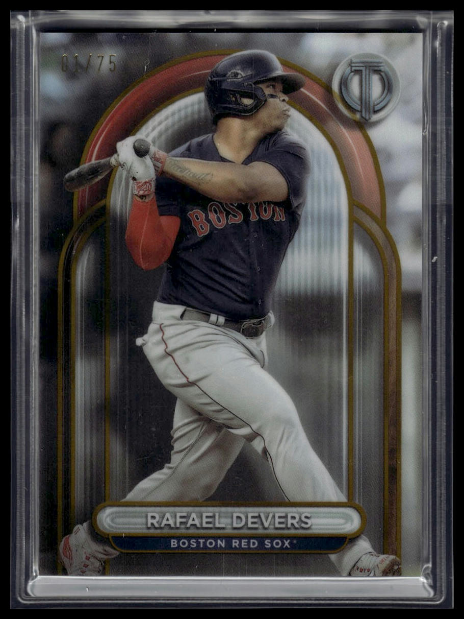2024 Topps Tribute #75 Rafael Devers Gold #/75
